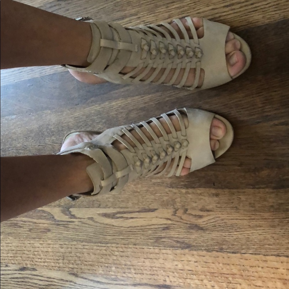 Beige  Vince camuto 1 1/2 inch heels